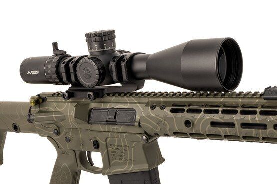 5-25 ACSS Athena Riflescope mounted on a rifle